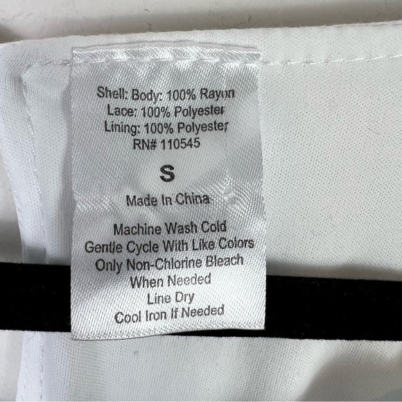 Cracker Barrel Maxi Dress womens small sleeveless lace overlay lined - Picture 4 of 8